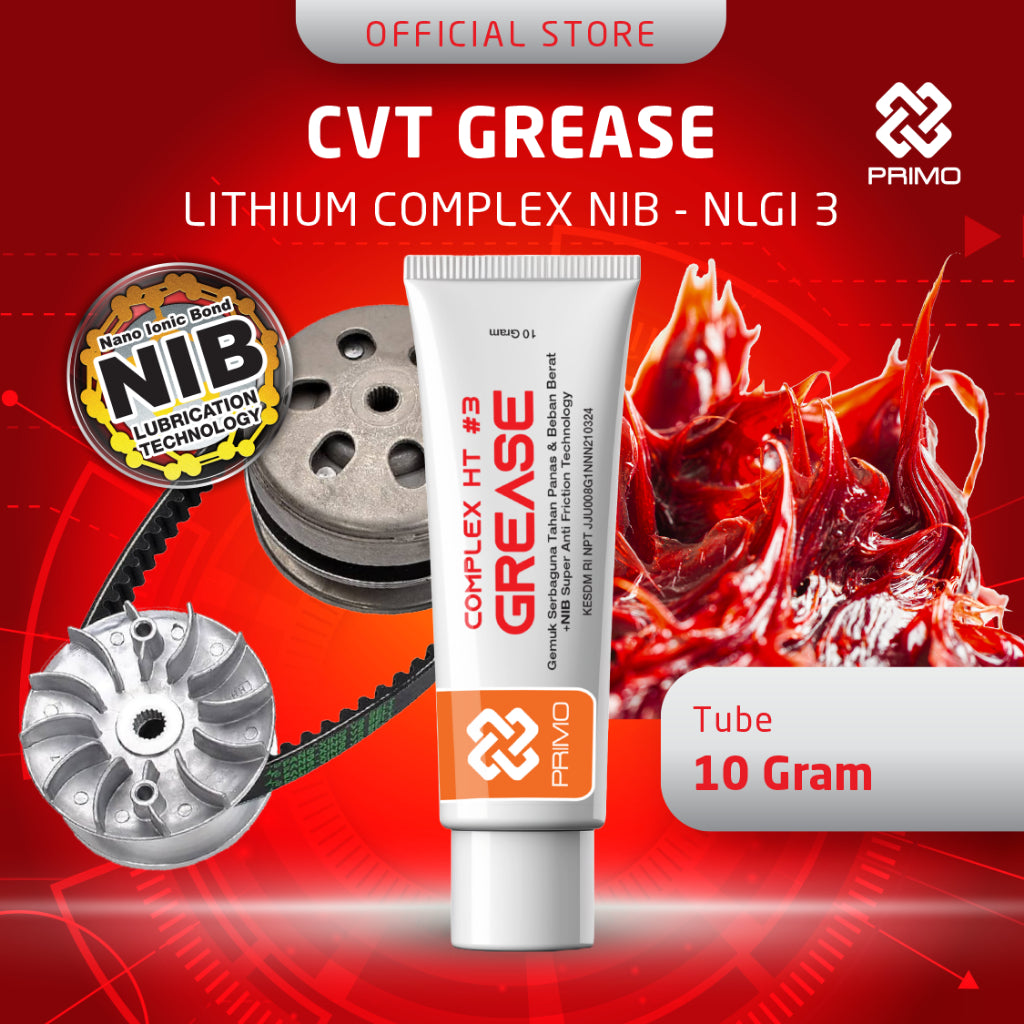 CVT Complex HT#3 RED NIB @10Gr - Super Anti Friction & Wear With NIB (Nano Ionic Bond )