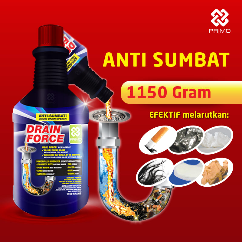 Drain Force 1150gr - Clogged Drain Unblocker