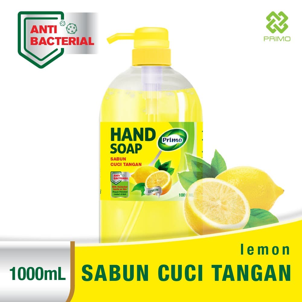 Handsoap Lemon 1000mL -  Sabun Cuci Tangan Anti Bacterial