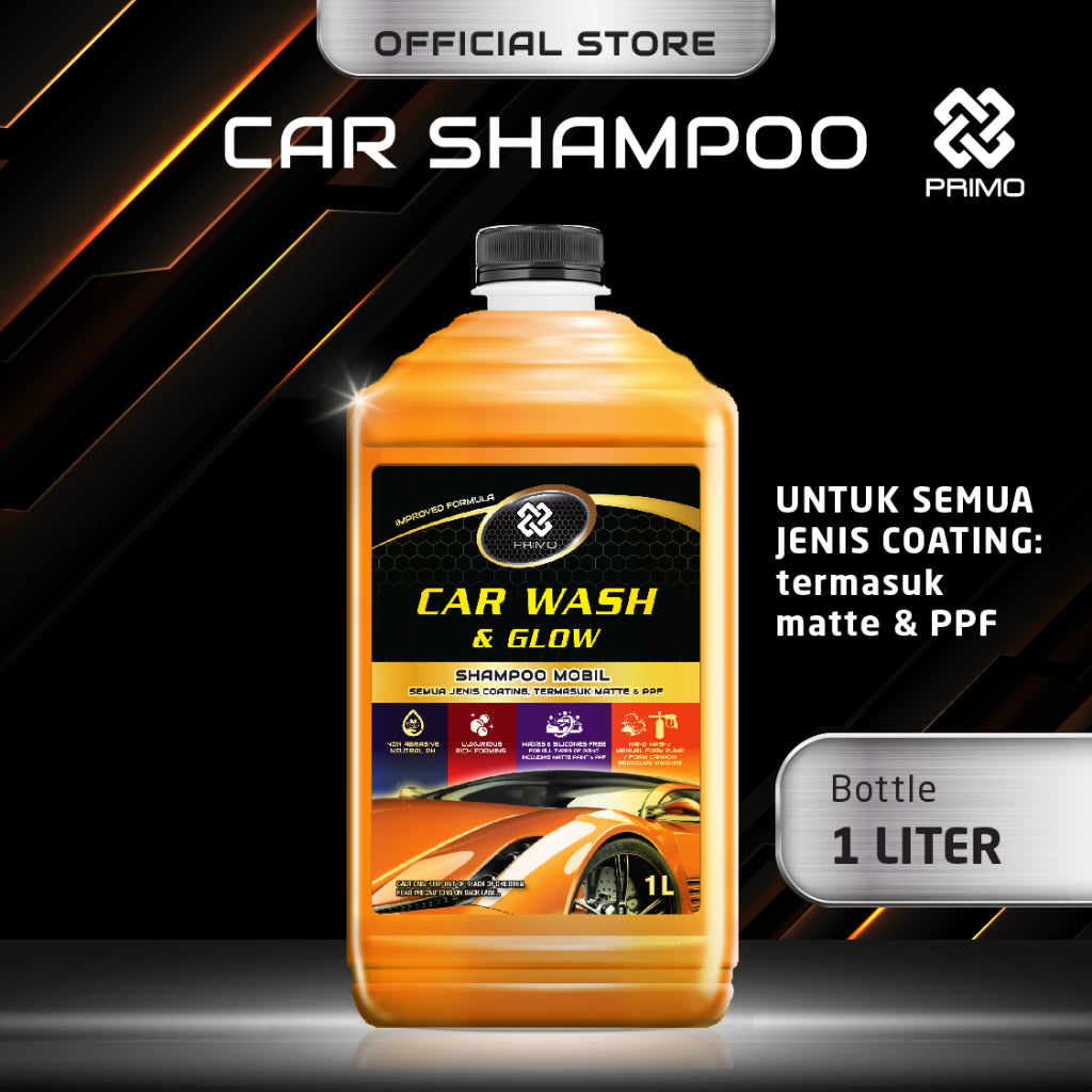 Car Wash & Glow 1L - Car Shampoo Gold Class