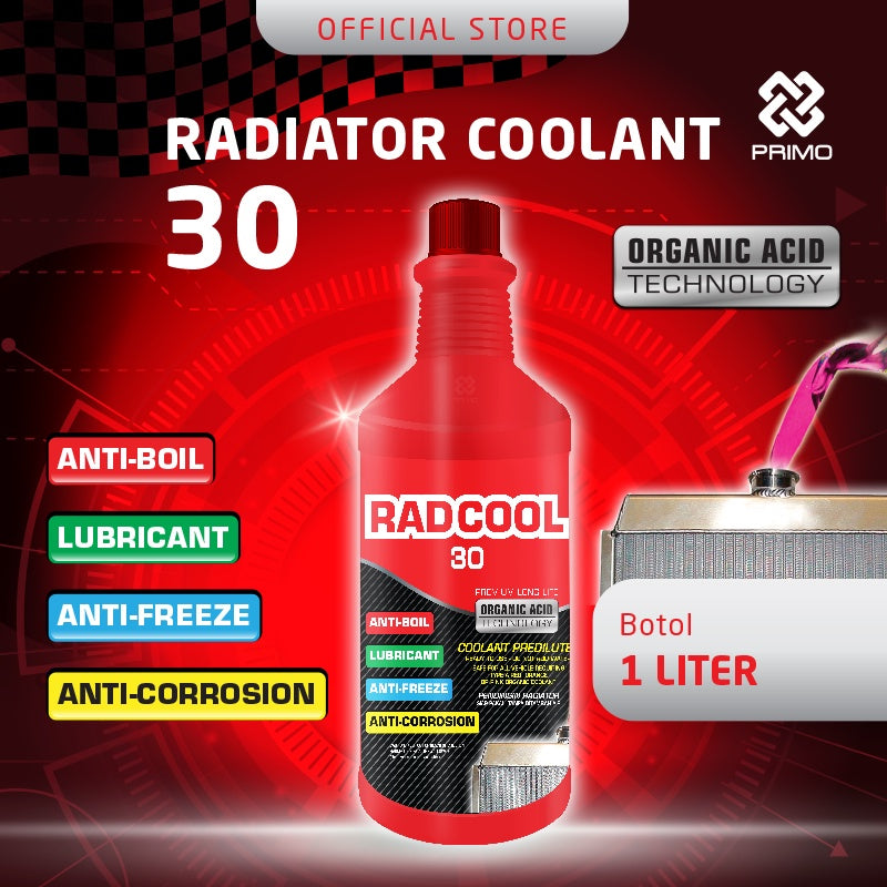 Rad Cool 30 Ready To Use 1L - Pendingin Radiator dengan Organic Acid Tecnology (OAT)