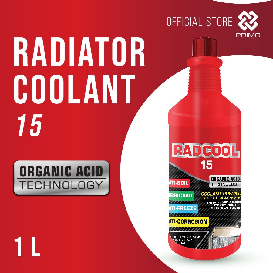 Rad Cool 15 Ready To Use 1L - Pendingin Radiator dengan Organic Acid Tecnology (OAT)