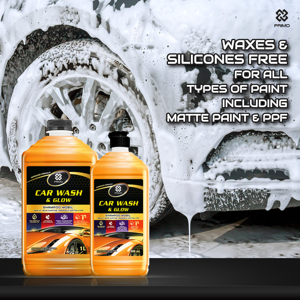 Car Wash & Glow 1L - Car Shampoo Gold Class