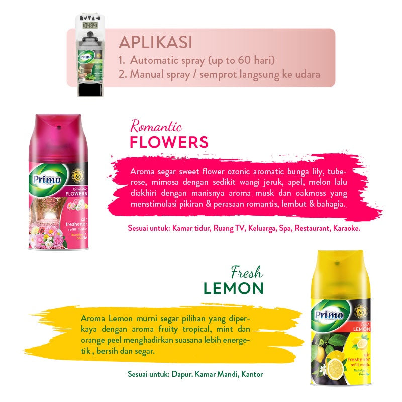 Refresh Matic 235ml Lavender - Air Freshener Room Fragrance