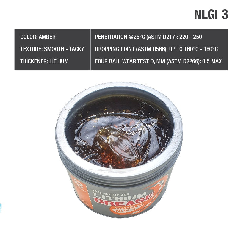 Multium MP#3 @15,86Kg- Multipurpose Lithium Grease (NLGI 3), Colour Transparant