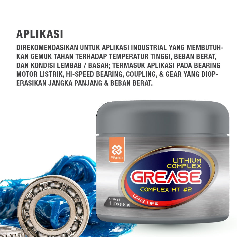 Complex HT Blue #2 @15,86Kg  - High Temperature & Heavy Duty Lithium Complex Grease (NLGI 2)