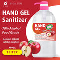 Handgel  Sanitizer Apple 1L Pump  - antiseptik pembersih tangan tanpa bilas