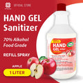 Handgel Sanitizer Liquid Thin Gel Apple 1L Refill - antiseptik pembersih tangan tanpa bilas