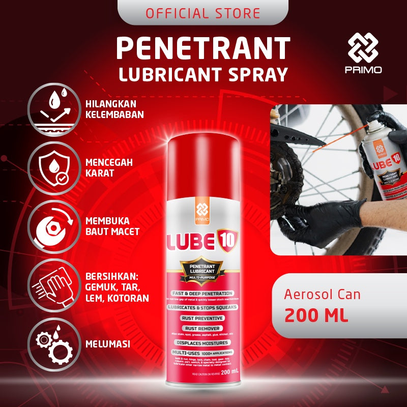 Lube 10 - Pelumas Anti Karat Serbaguna 200mL