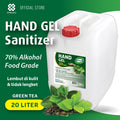 Handgel  Sanitizer Greentea 20L - antiseptik pembersih tangan tanpa bilas