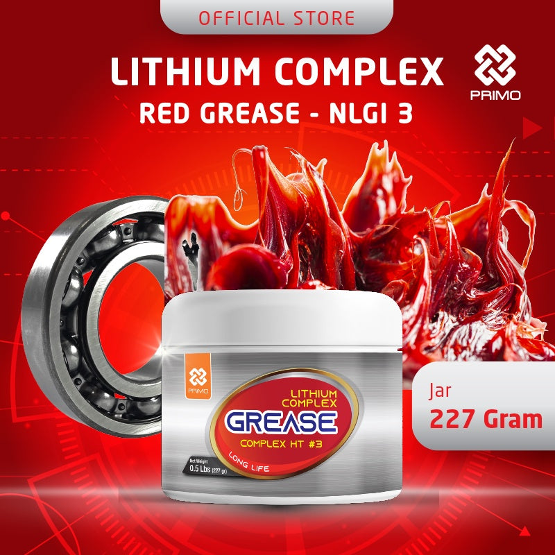 Complex HT Red #3 @227Gr - High Temperature & Heavy Duty Lithium Complex Grease