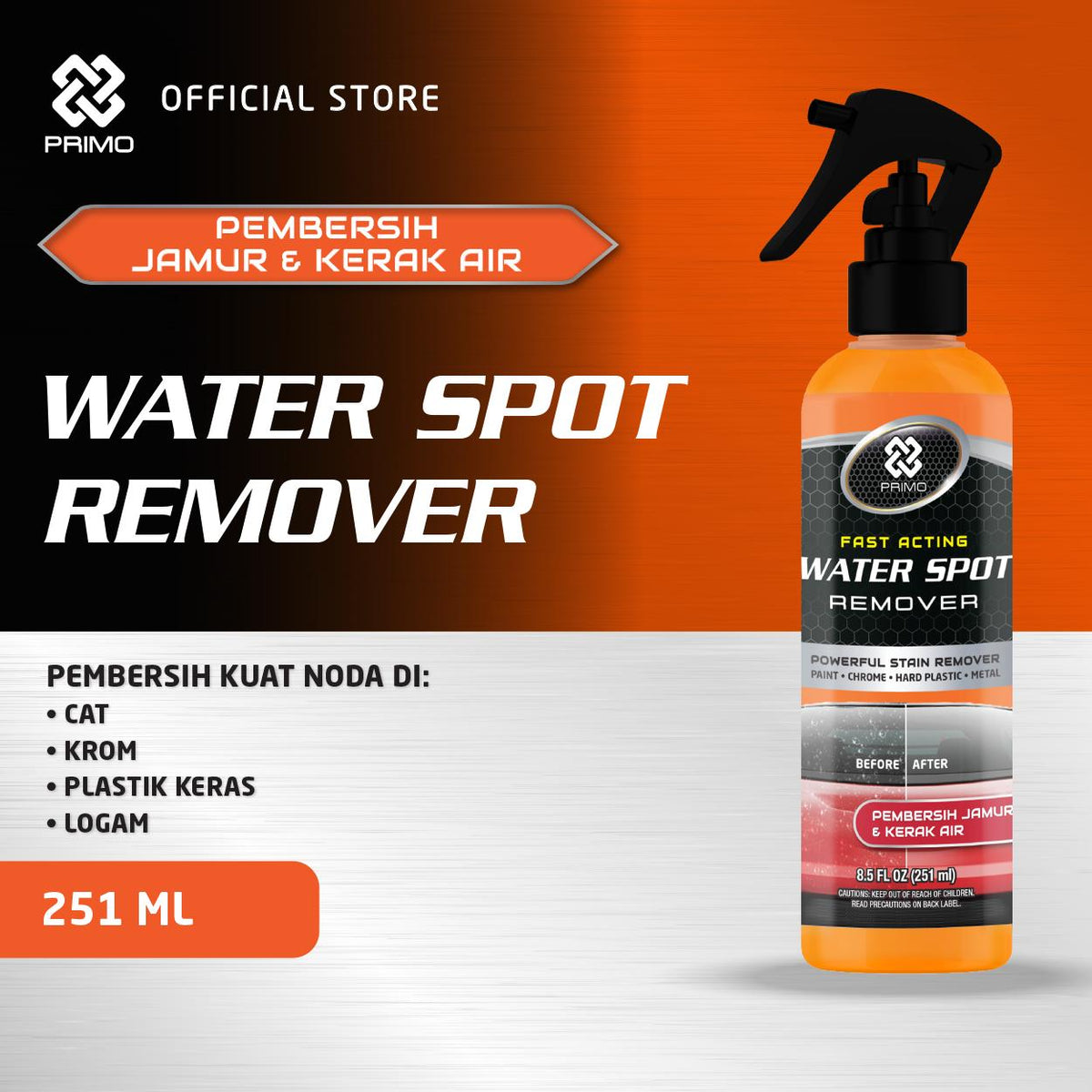 Waterspot Remover 251mL - Mushroom & Scale Cleaner