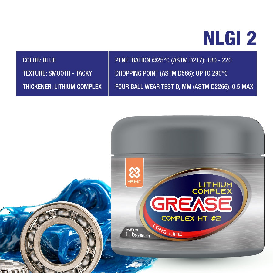 Complex HT Blue #2 @15,86Kg  - High Temperature & Heavy Duty Lithium Complex Grease (NLGI 2)
