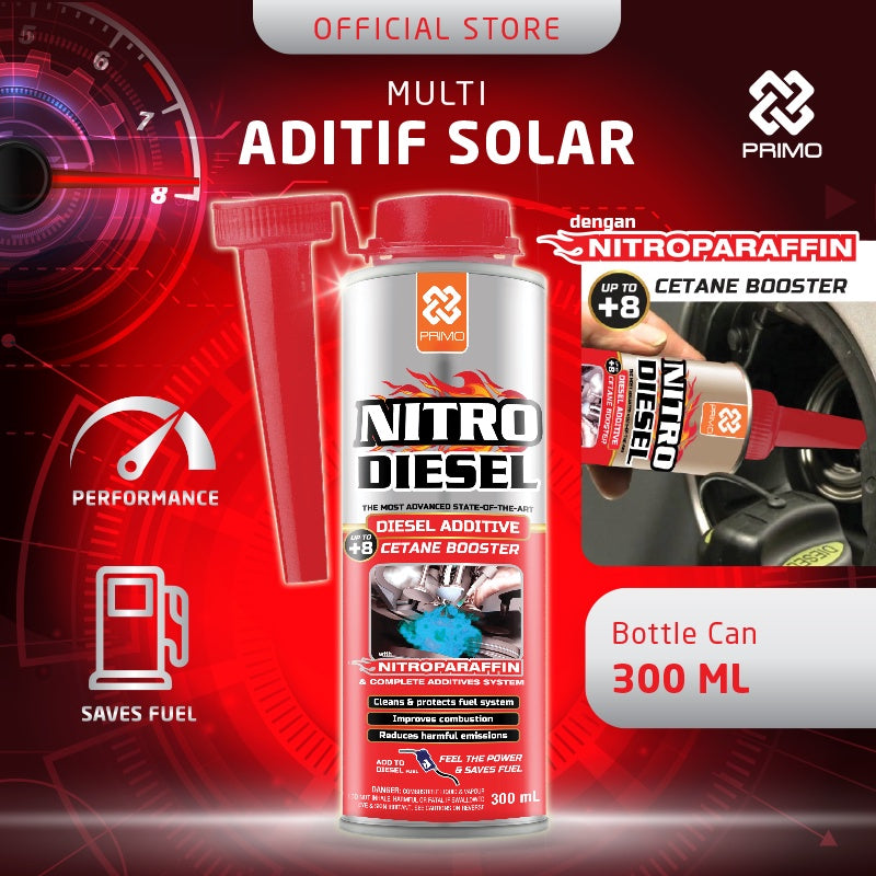 Nitro Diesel 300mL - Diesel Booster with Nitroparaffin Technology + 8 Cetane