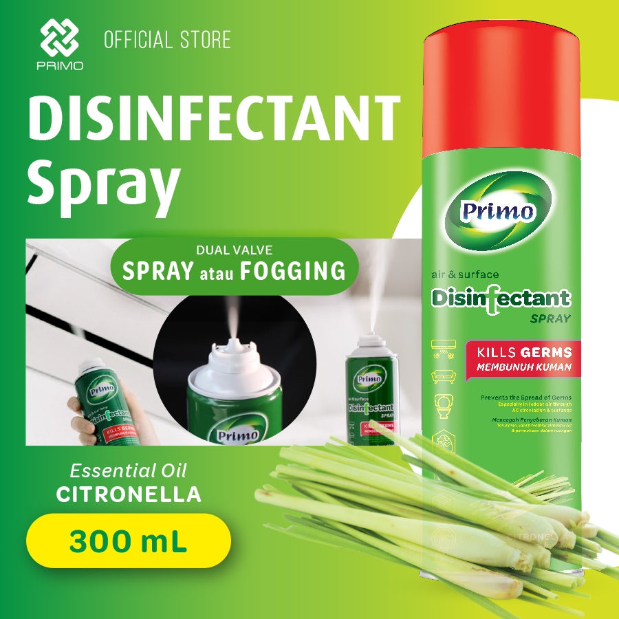 Disinfectant Spray Fogging Air & Surface Citronella 300mL