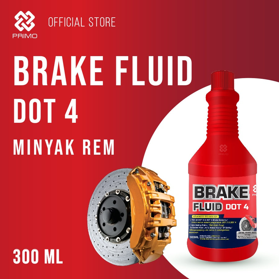 Brake Fluid Dot 4 - Minyak Rem 300mL