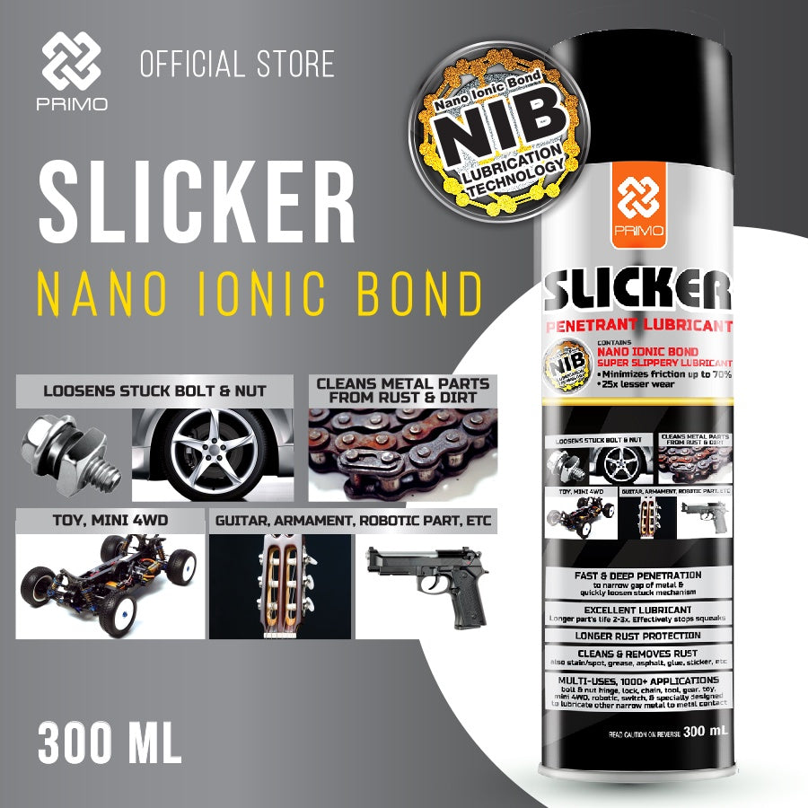Slicker 300mL - Pelumas Super Licin Anti Karat Serbaguna (Lubricant Spray With NIB)