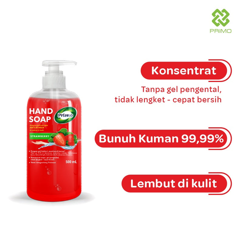 Handsoap Strawberry 20L -  Sabun Cuci Tangan Anti Bacterial
