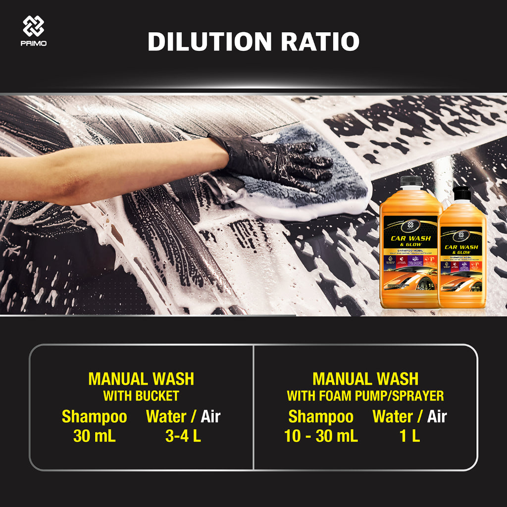 Car Wash & Glow 4L - Car Shampoo Gold Class