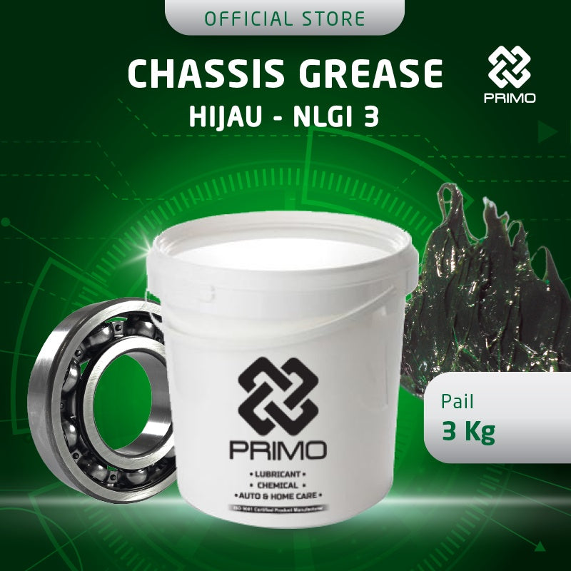 Chasis Grease MPC 3 @3Kg - Multipurpose Chassis Grease Tacky Green (NLGI 3)