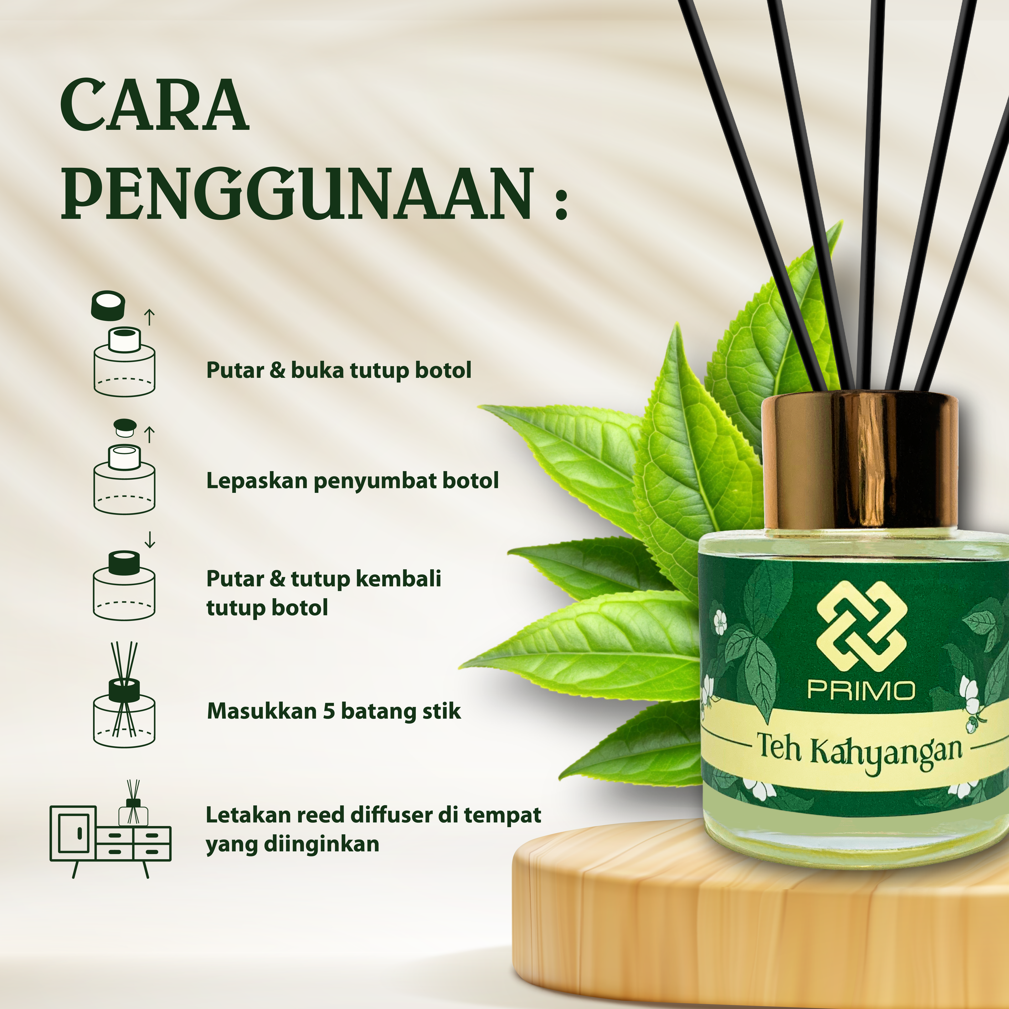 Reed Diffuser Teh Kahyangan 30mL - Special Package
