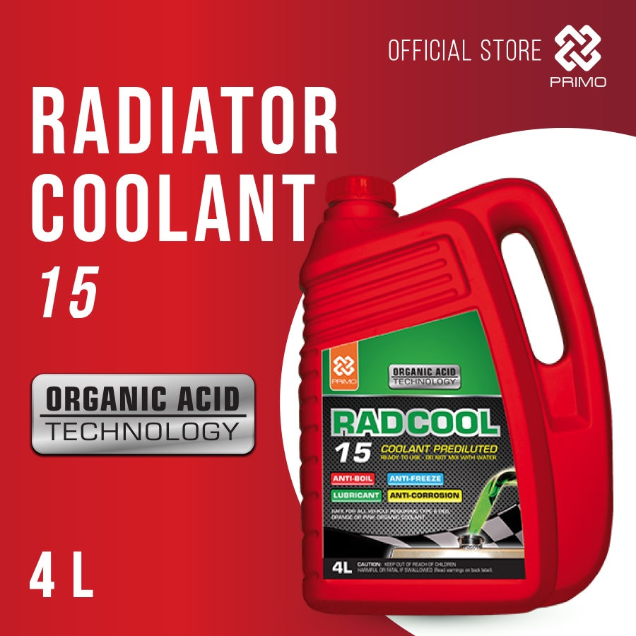 Rad Cool 15 Ready To Use 4L - Pendingin Radiator dengan Organic Acid Tecnology (OAT)