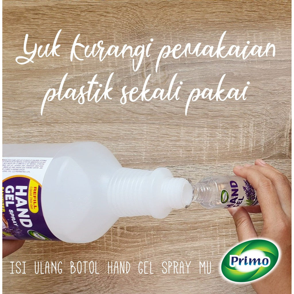 Handgel Sanitizer Liquid Thin Gel Lavender 60mL - antiseptik pembersih tangan tanpa bilas