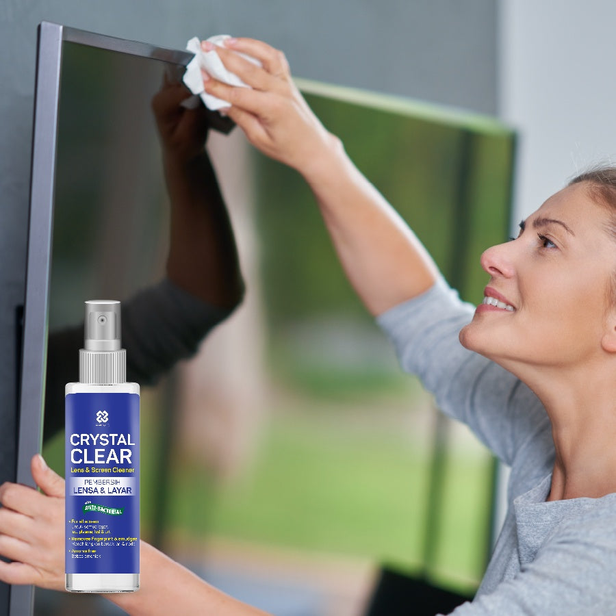 Crystal Clear Gadget Cleaner 60mL - Gadget, Lens, Screen Cleaner, Antiseptic Disinfectant