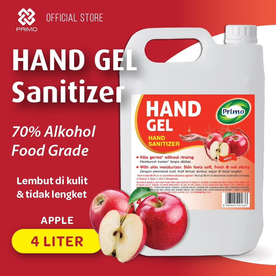 Apple Hand Gel Sanitizer 4L - rinse-free hand antiseptic