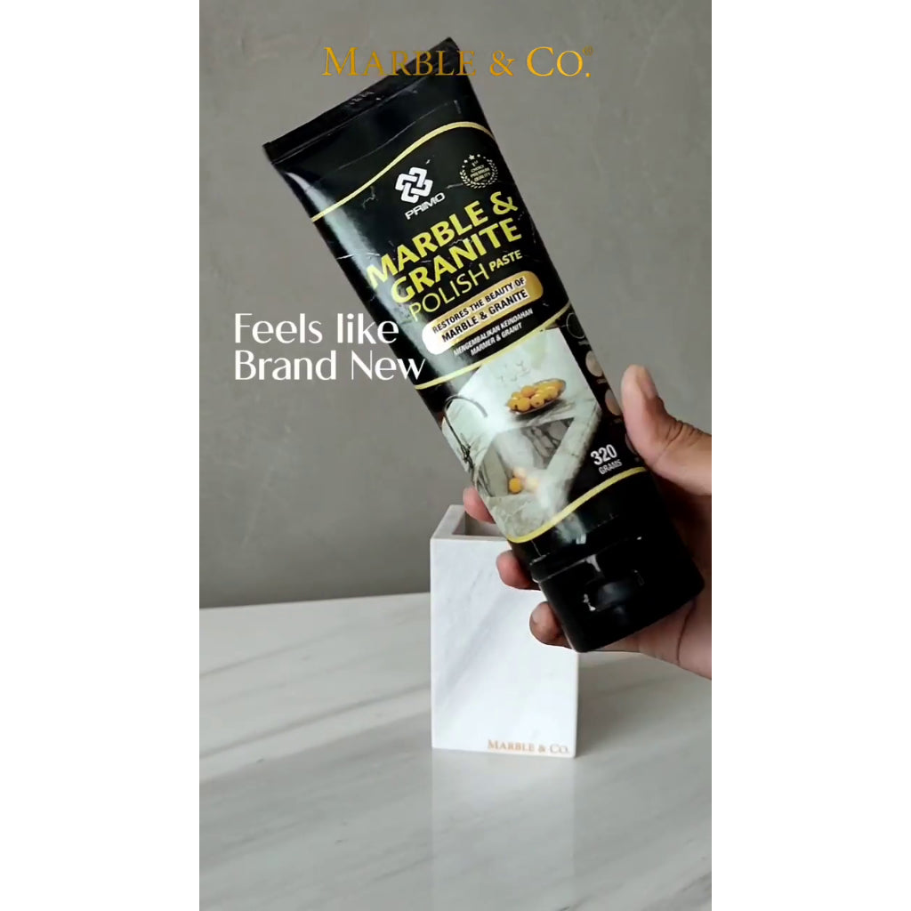 Marble & Granite Polish Paste 320Gr - Ready-to-Use Marble Granite Polisher & Shiner