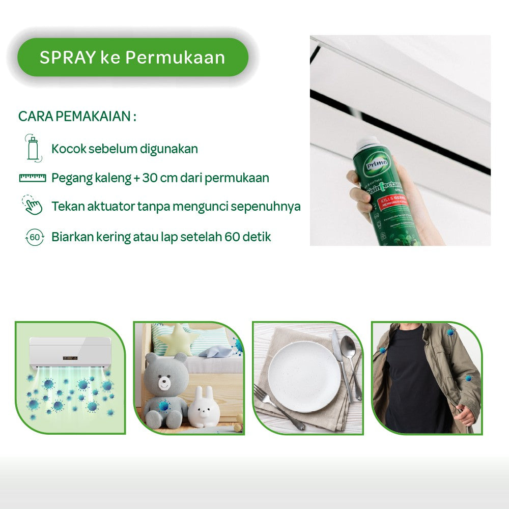 Disinfectant Spray Fogging Air & Surface Citronella 500mL