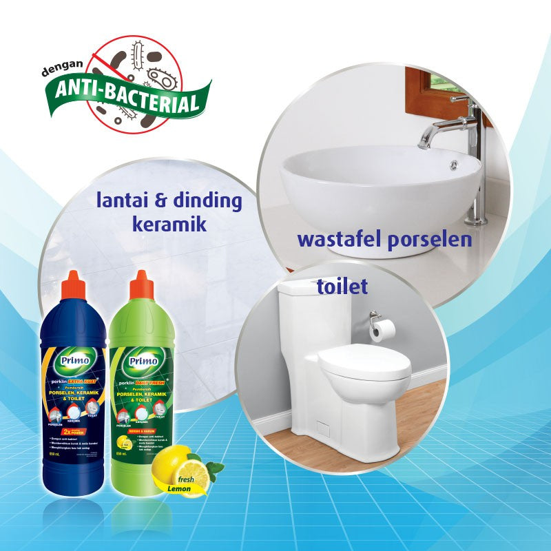 Porklin Blue Strong 20L - Ceramic, Porcelain, Bathroom & Toilet Cleaner