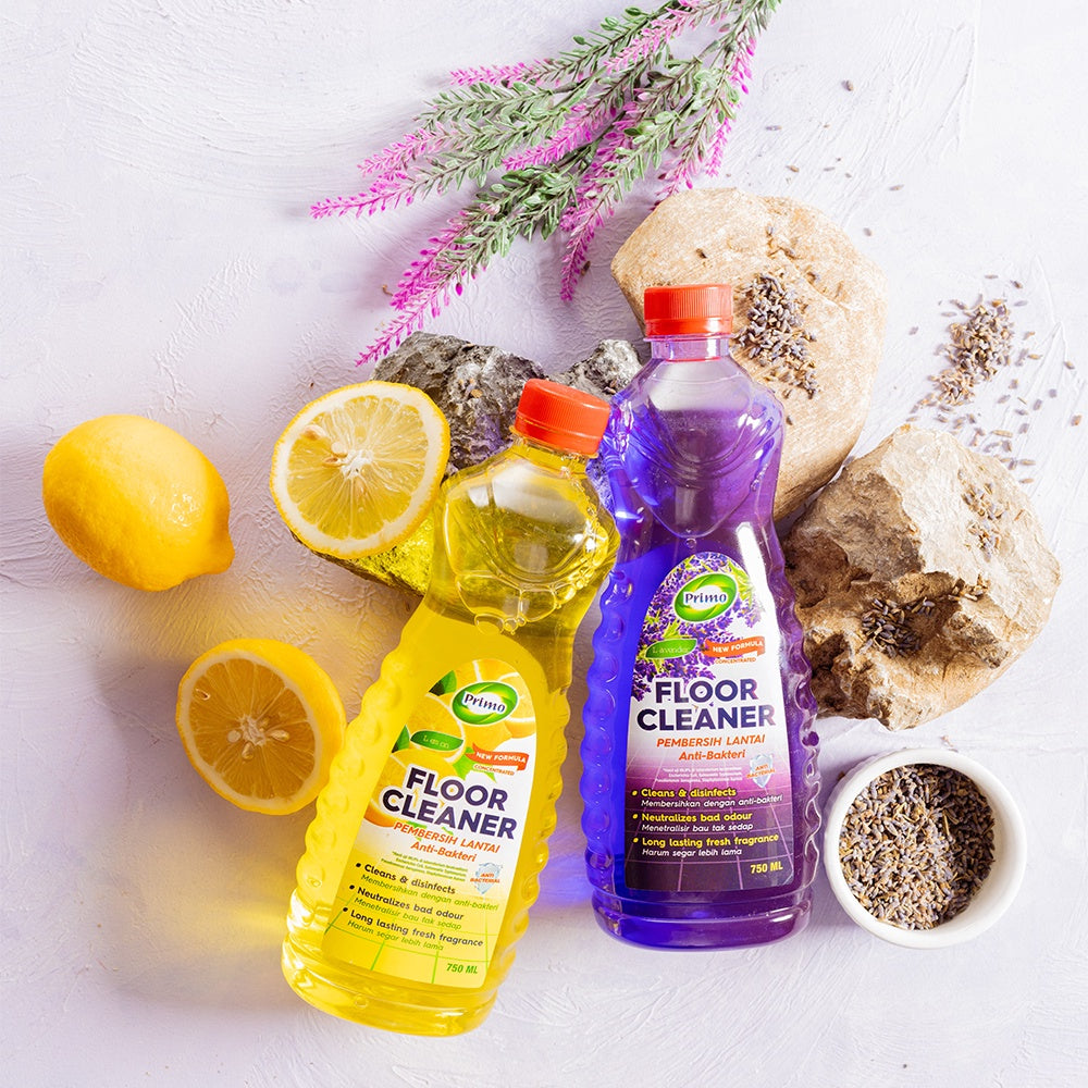Floor Cleaner Lemon 12pcs x 700mL - Pembersih Lantai Anti Bakteri