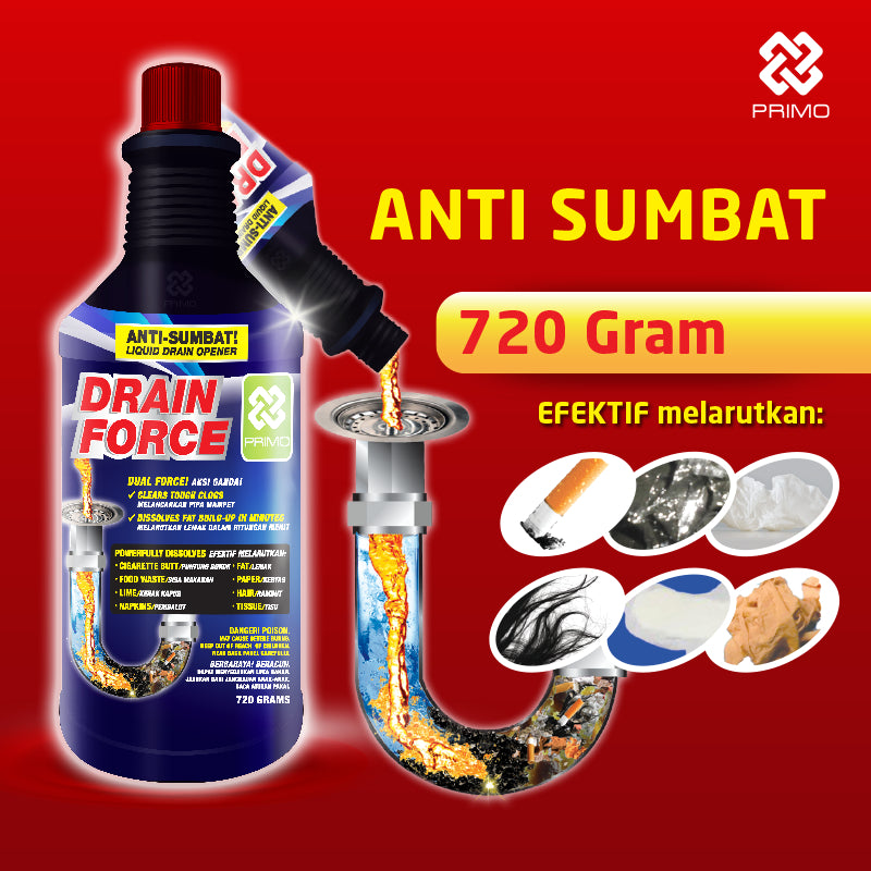 Drain Force 720gr - Anti Sumbat Saluran Mampet