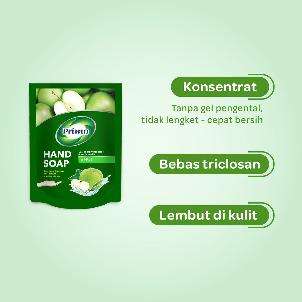 Handsoap Apple 400mL -  Sabun Cuci Tangan Anti Bacterial