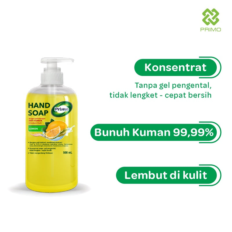 Handsoap Lemon 4L -  Sabun Cuci Tangan Anti Bacterial