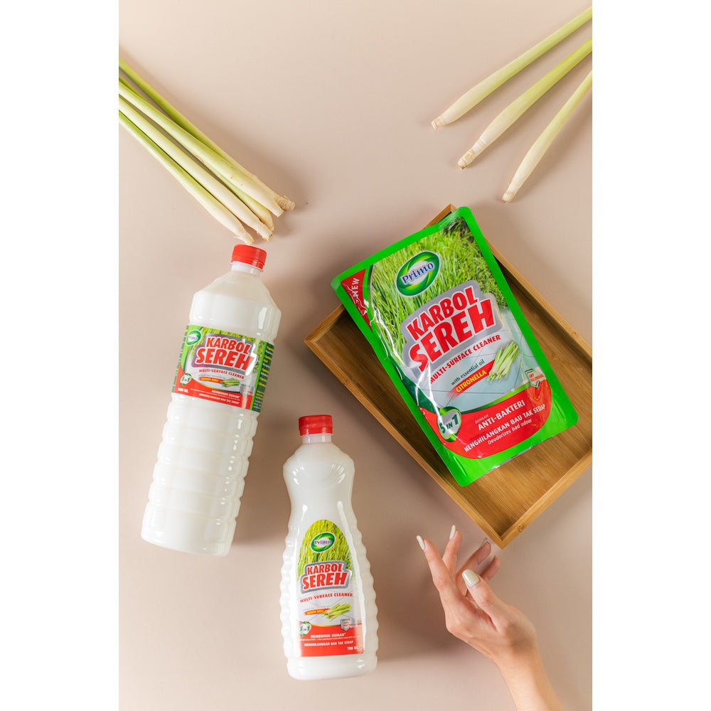 Authentic Citronella Lemongrass Carbolic Cleaner 1500mL - Multipurpose Disinfectant Anti-Germ Cleaner