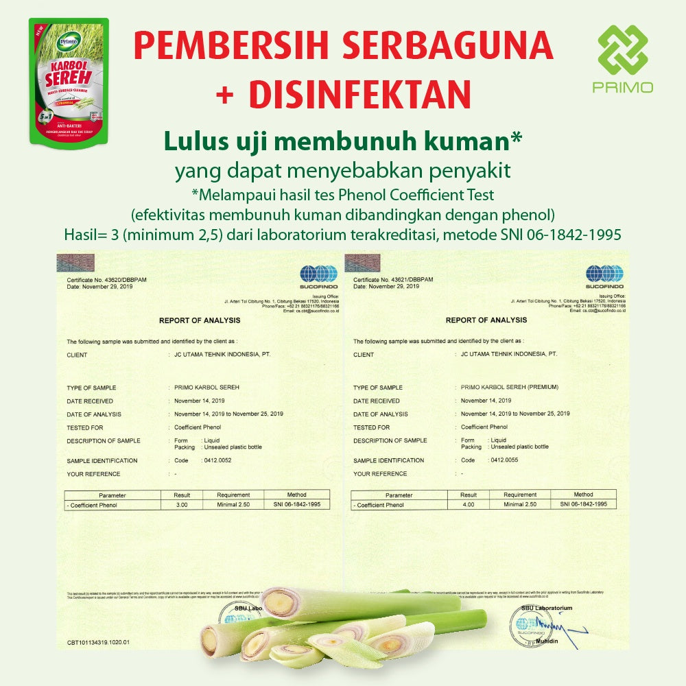 Original Citronella Lemongrass Carbolic Cleaner 180mL - Multipurpose Disinfectant Anti-germ Cleaner