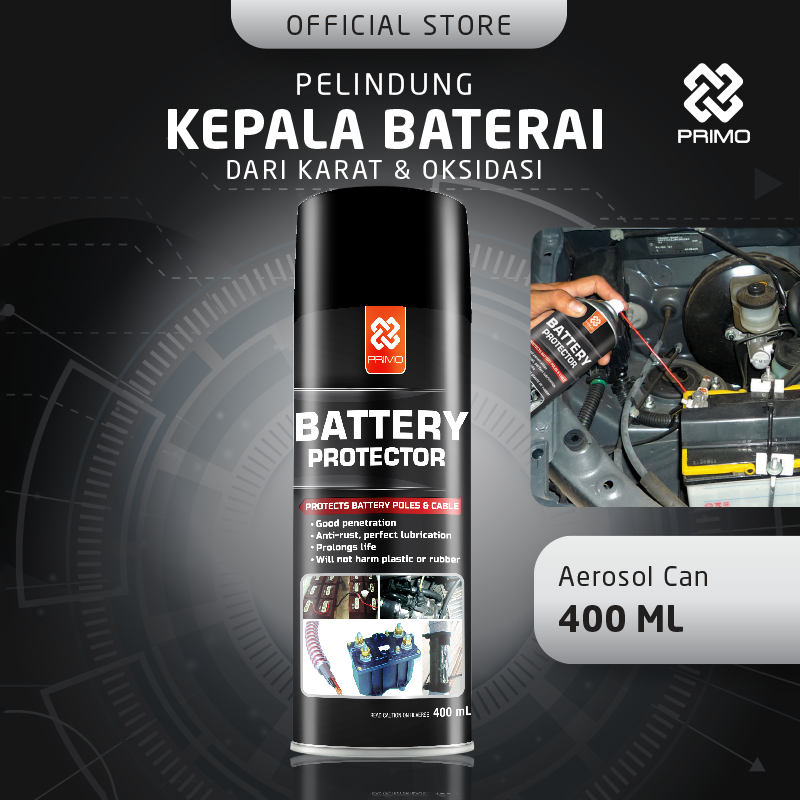 Battery Protector 400mL - Pelindung Kepala Baterai dari Karat & Oksidasi