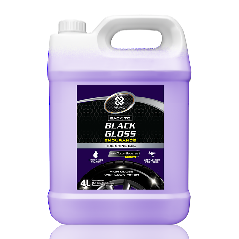 Back to Black Gloss Endurance Tire Shine Gel 4L