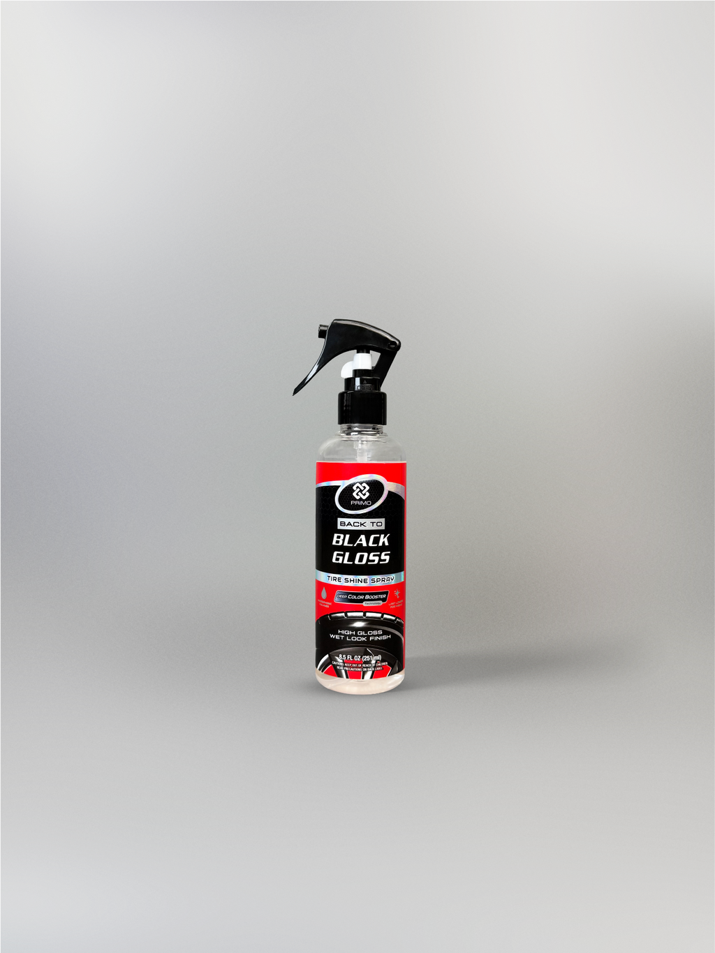 Back to Black Gloss Tire Shine Spray 251mL - Pengkilap & Perawatan Ban (Super Gloss, Endurance, Colorless)