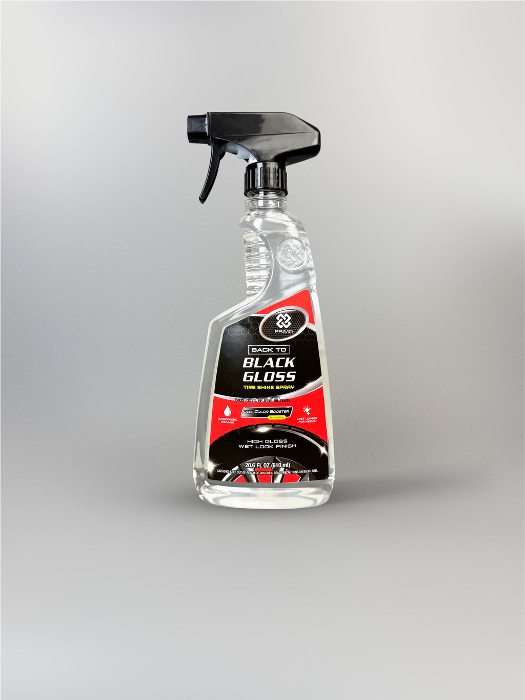 Back to Black Gloss Tire Shine Spray 610mL - Pengkilap & Perawatan Ban (Super Gloss, Endurance, Colorless)