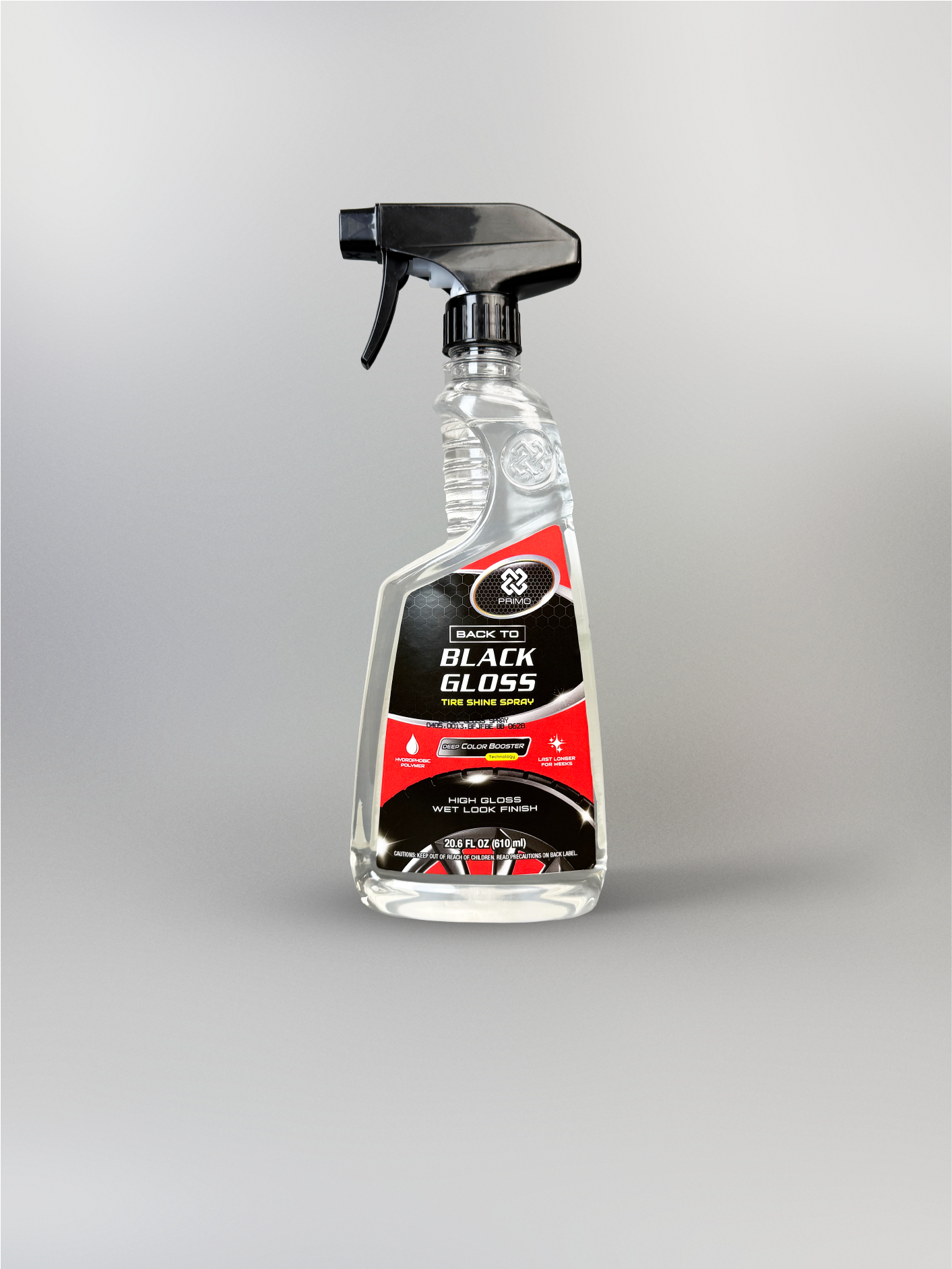 Back to Black Gloss Tire Shine Spray 610mL - Pengkilap & Perawatan Ban (Super Gloss, Endurance, Colorless)