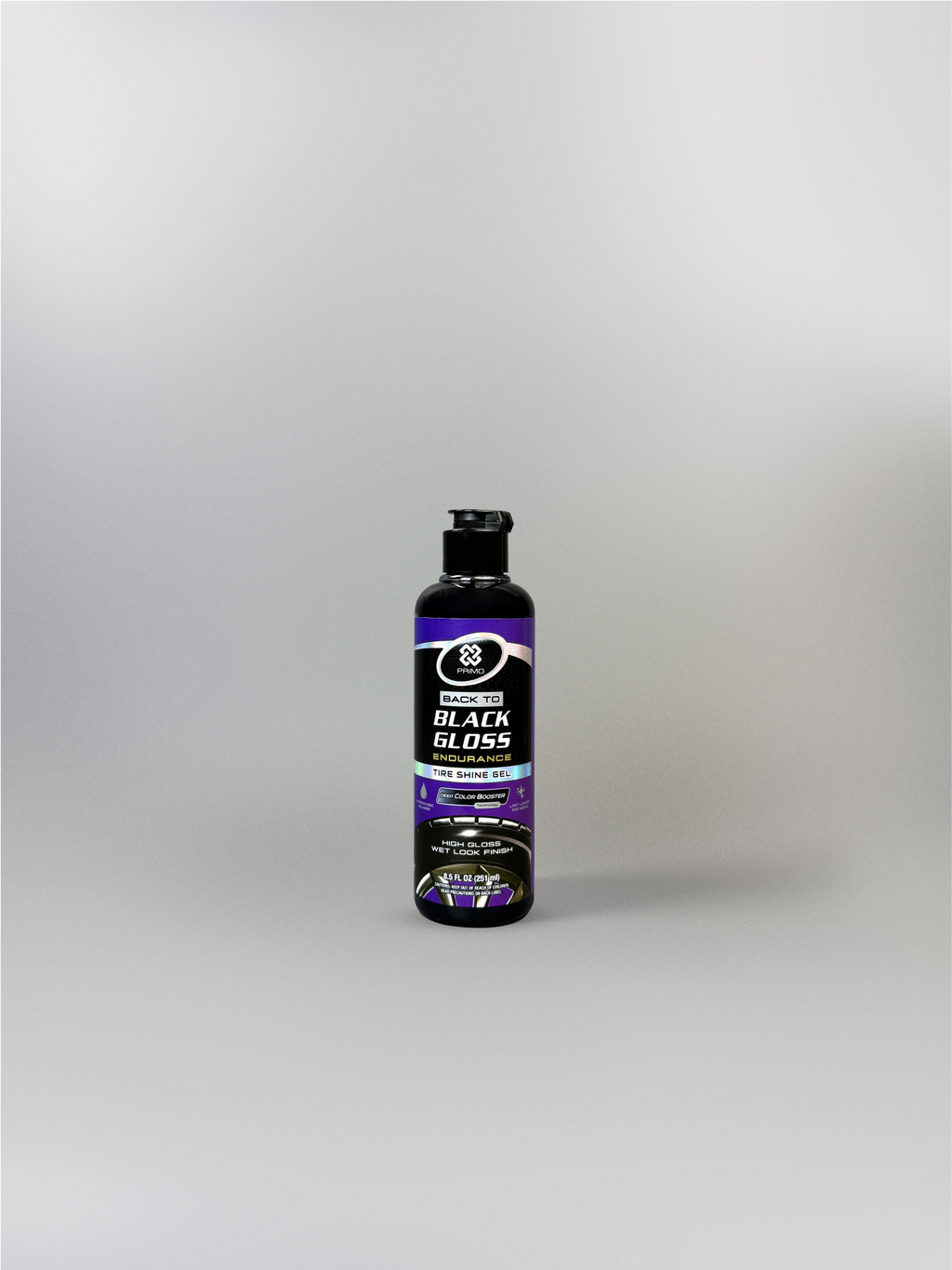 Back to Black Gloss Endurance Tire Shine Gel 251 mL - Pengkilap & Perawatan Ban (Super Gloss, Long Lasting, Colorless)