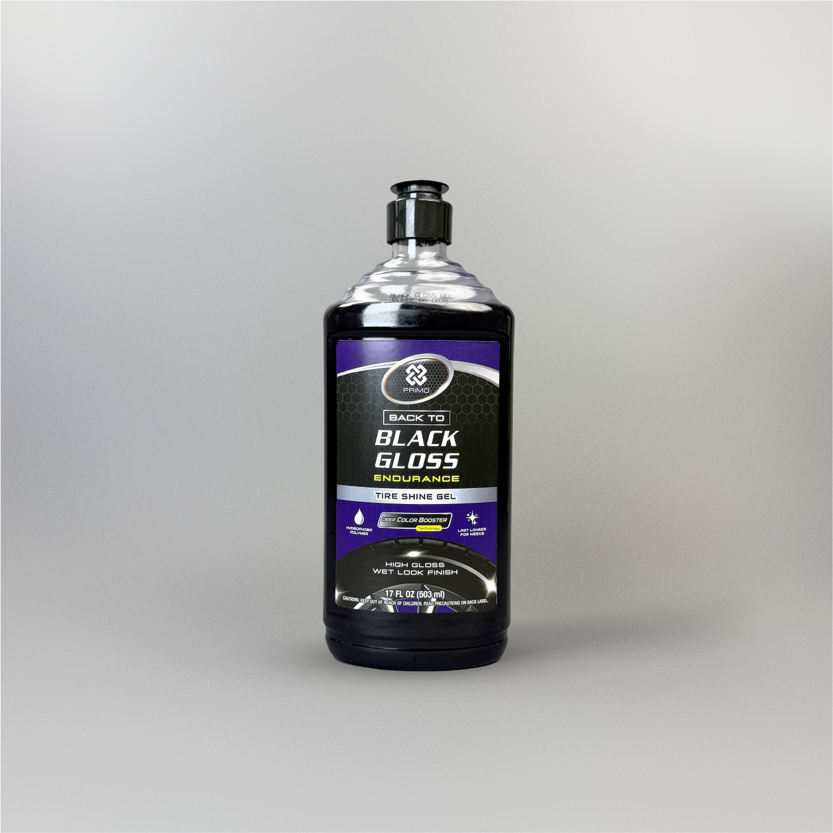 Back to Black Gloss Endurance Tire Shine Gel 503mL