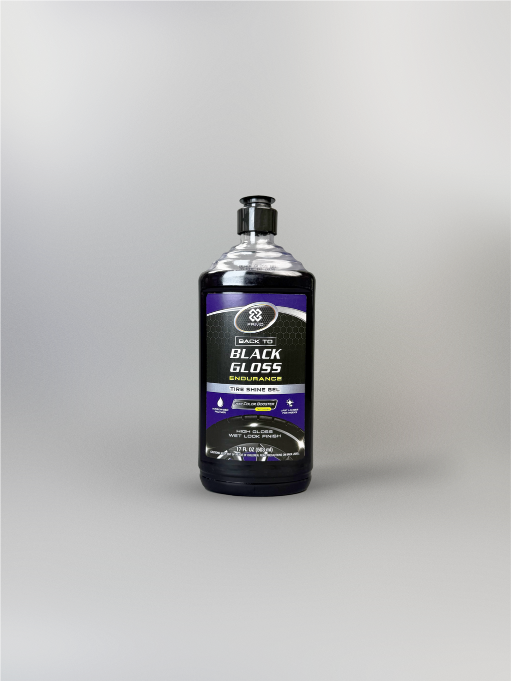 Back to Black Gloss Endurance Tire Shine Gel 503mL - Pengkilap & Perawatan Ban (Super Gloss, Long Lasting, Colorless)