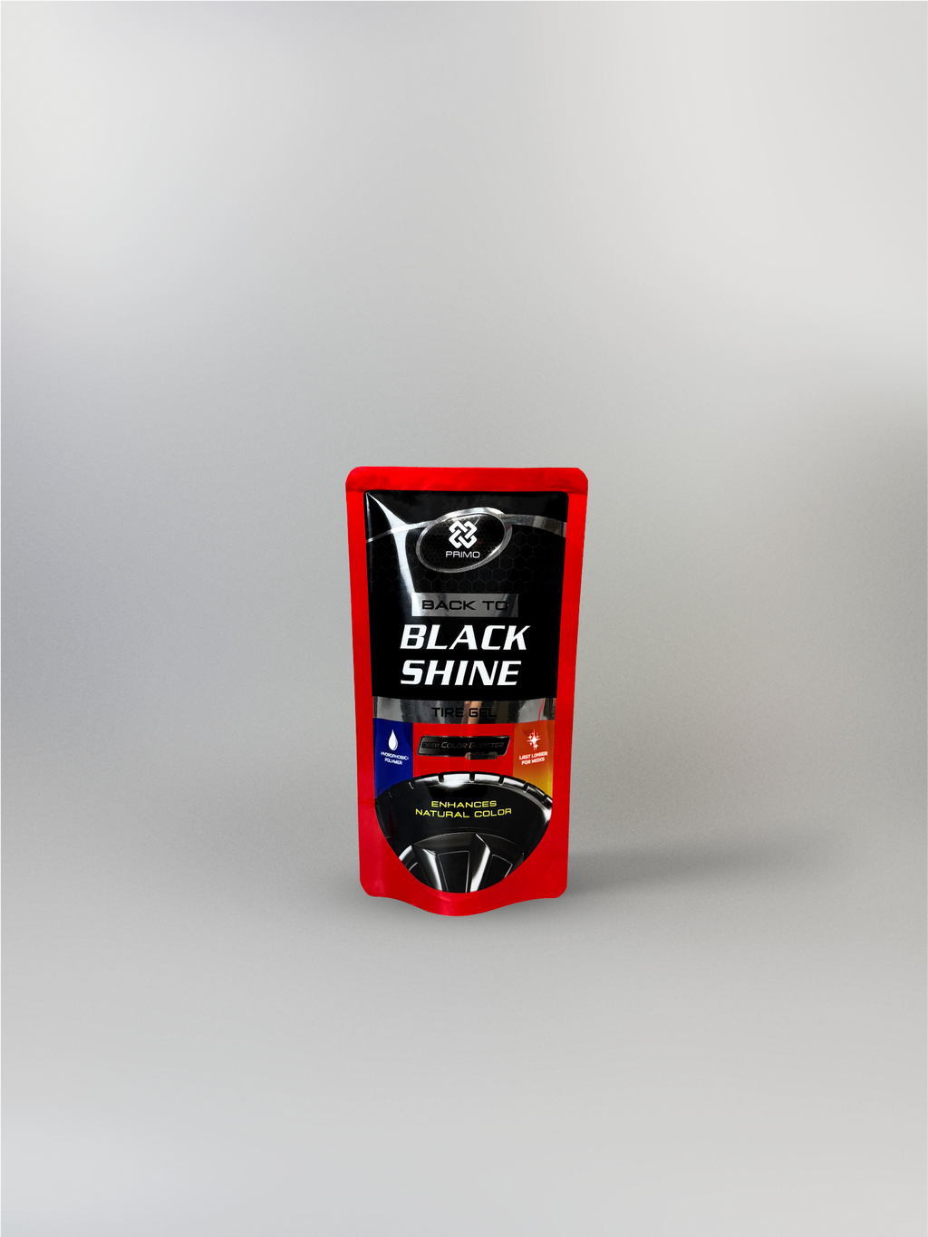Back To Black Shine Tire Gel 180ml - Pengkilap & Perawatan Penghitam Ban