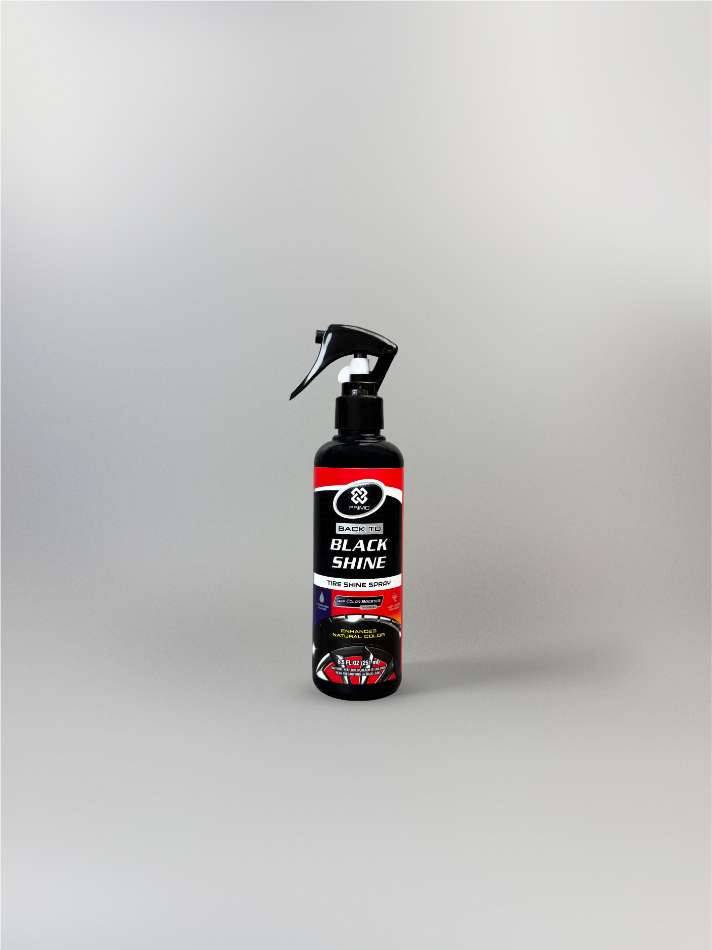 Back To Black Shine Tire Spray 251mL - Pengkilap & Perawatan Penghitam Ban