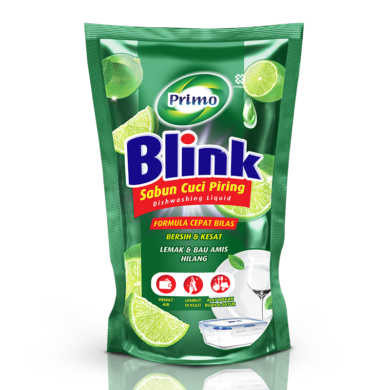 Blink Dishwashing Liquid 200mL - Lime Dish Soap (Original Concentrate, No Thickeners)