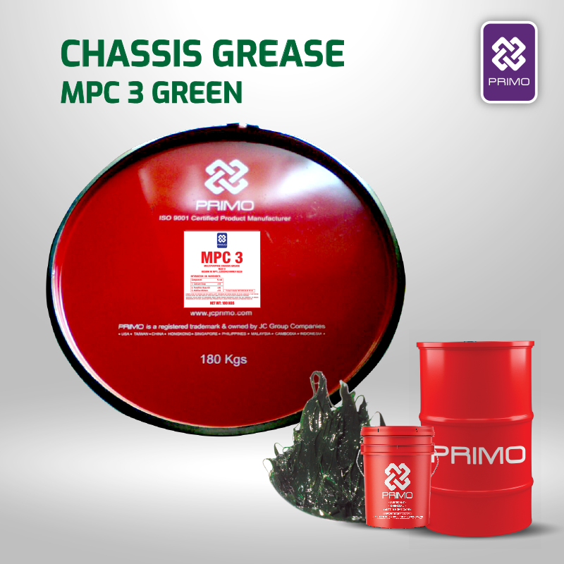 Chasis Grease MPC 3 @180Kg - Multipurpose Chassis Grease Tacky Green (NLGI 3)